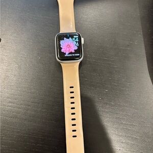 Apple Smartwatch with Tan Band